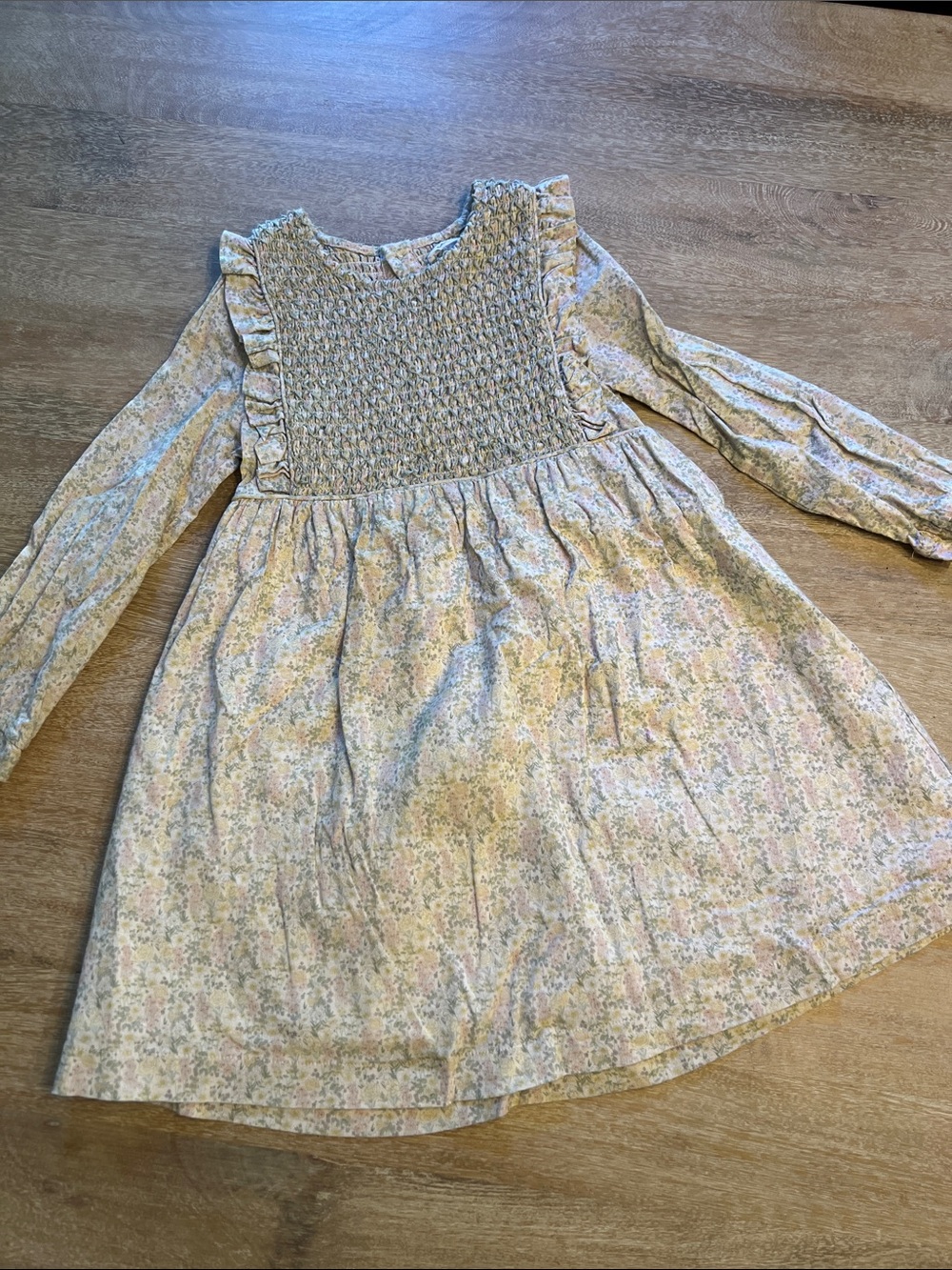 Minnow girls 5-6 smocked dress VGUC